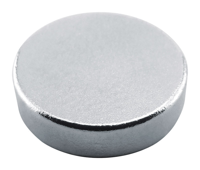 Magnet Source .118 in. L X .472 in. W Silver Super Disc Magnets 4.3 lb. pull 6 pc