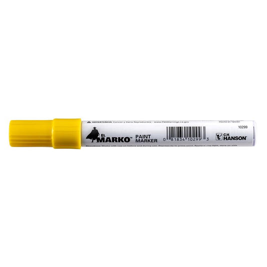 C.H. Hanson El Marko Yellow Valve Tip Paint Marker 1 pc