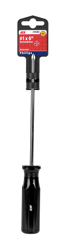 Ace No. 1 X 6 in. L Phillips Screwdriver 1 pc