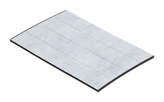 Magnet Source 1 in. L X .5 in. W Black Magnetic Tape Strips 12