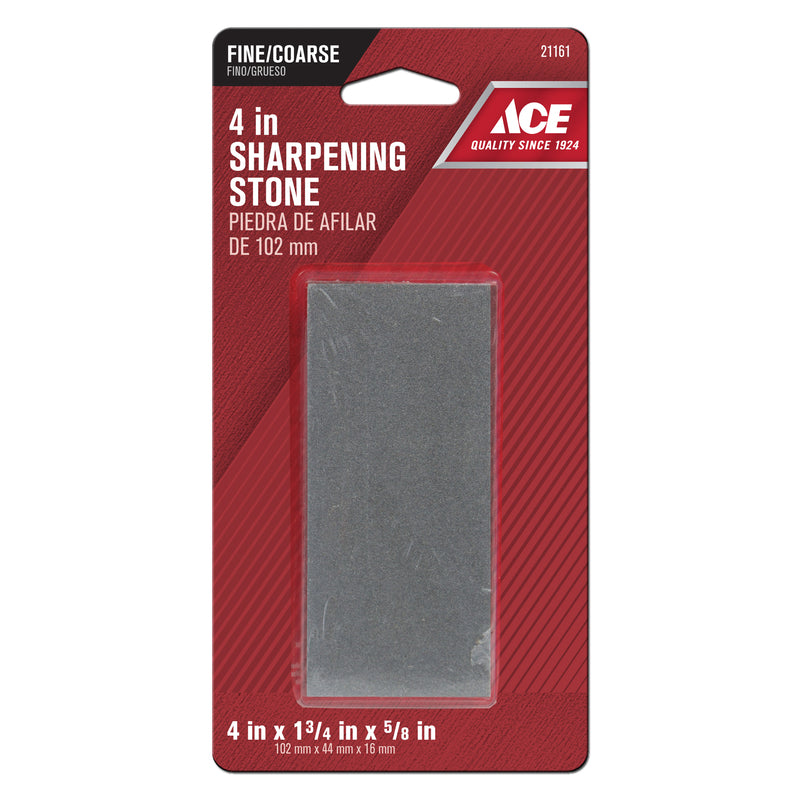 Ace 4 in. L Aluminum Oxide Sharpening Stone 60/80 Grit 1 pc