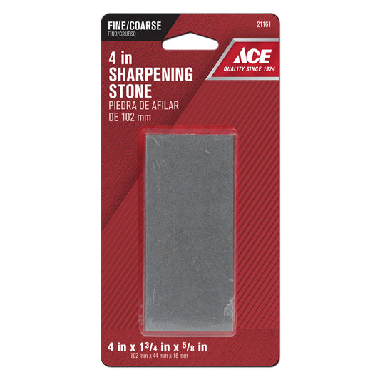 Ace 4 in. L Aluminum Oxide Sharpening Stone 60/80 Grit 1 pc