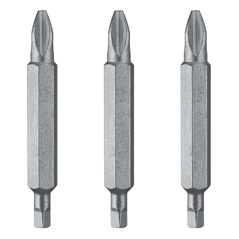 DeWalt Phillips/Square #2 Screwdriver Bit Heat-Treated Steel 3 pc