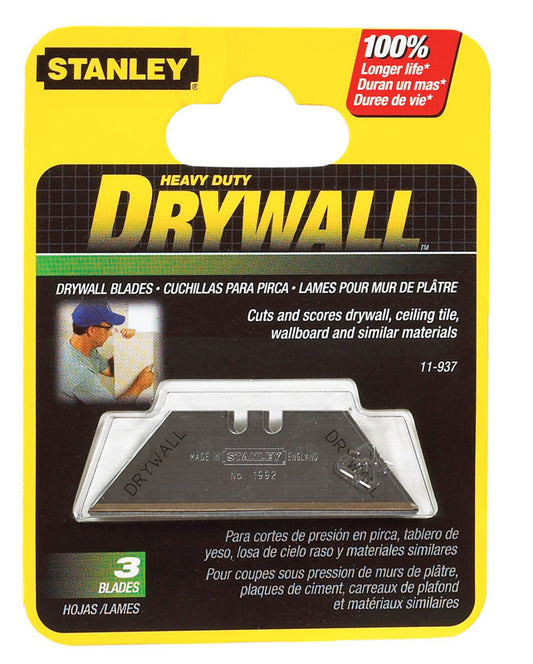 Stanley Steel Utility Drywall Replacement Blade 2-7/16 in. L 3 pc