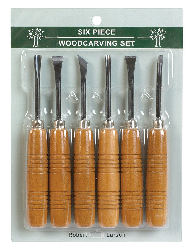 Robert Larson Woodcarving Set 6 pc
