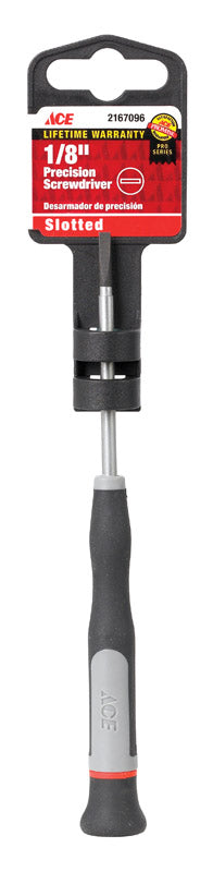 Ace 1/8 in. X 2-1/2 in. L Slotted Precision Screwdriver 1 pc