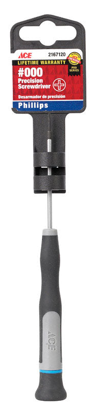 Ace No. 000 X 2-1/2 in. L Phillips Precision Screwdriver