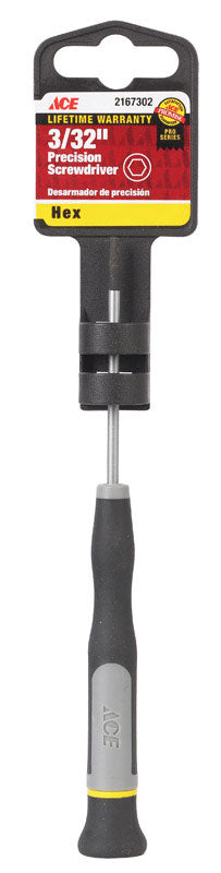 Ace 3/32 in. X 2-1/2 in. L Hex Precision Screwdriver 1 pc
