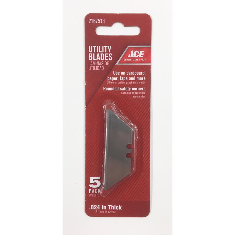 Ace Carbon Steel Heavy Duty Replacement Blade 5 pk