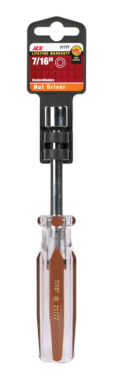 Ace 7/16 in. SAE Nut Driver 7 in. L 1 pc