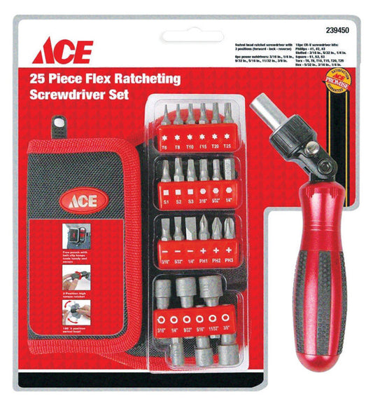 Ace Flex Screwdriver Set 25 pc