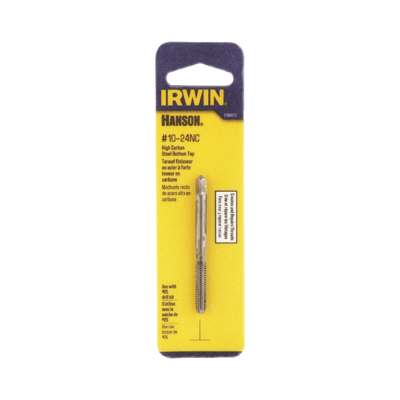 Irwin Hanson High Carbon Steel SAE Bottom Tap 10-24 1 pc