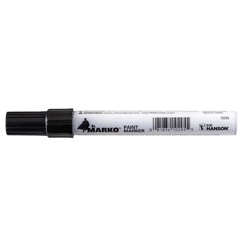 C.H. Hanson El Marko Black Valve Tip Paint Marker 1 pc