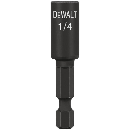 DeWalt Impact Ready 1/4 in. X 1-7/8 in. L Black Oxide Nut Driver 1 pc