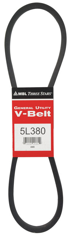 Mitsuboshi FHP General Utility V-Belt 0.63 in. W X 38 in. L For Fractional Horsepower Motors