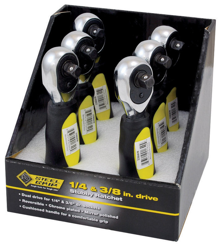 Steel Grip 1/4 and 3/8 in. drive Ratchet