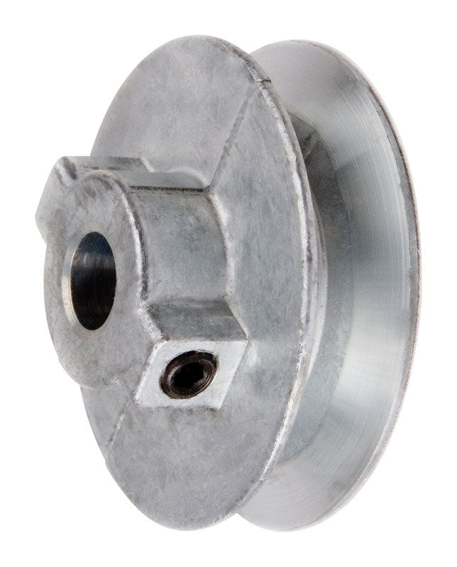 Chicago Die Cast 1-1/2 in. D X 1/2 in. D Zinc Single V-Grooved Pulley