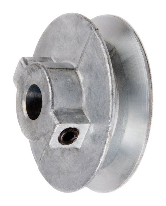 Chicago Die Cast 1-1/2 in. D X 1/2 in. D Zinc Single V-Grooved Pulley