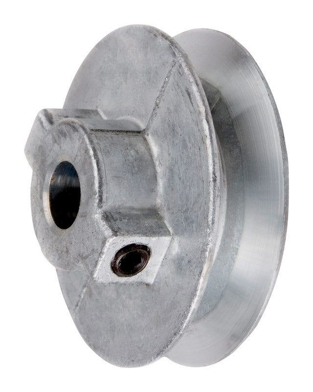 Chicago Die Cast 3-1/2 in. D X 1/2 in. D Zinc Single V-Grooved Pulley
