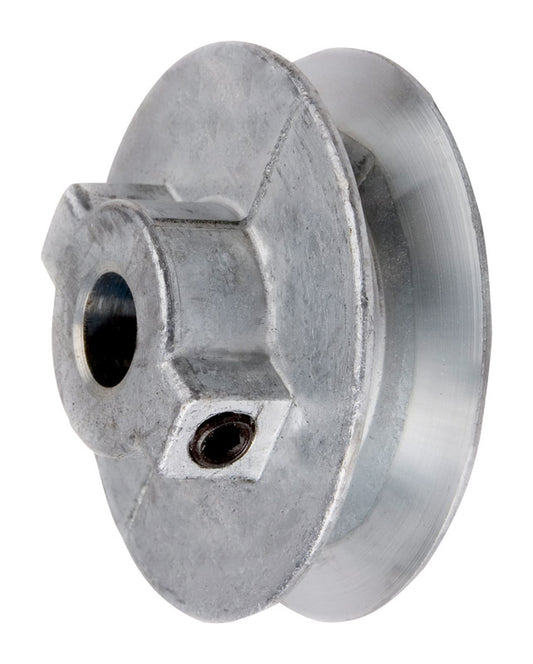 Chicago Die Cast 4 in. D X 3/4 in. D Zinc Single V-Grooved Pulley