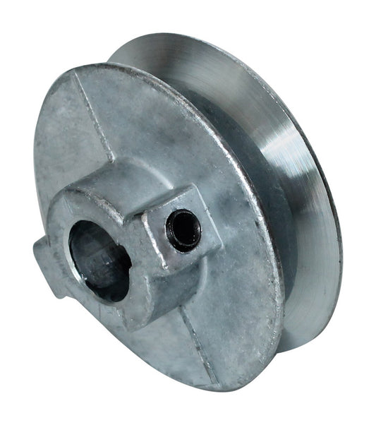 Chicago Die Cast 5 in. D X 5/8 in. D Zinc Single V-Grooved Pulley