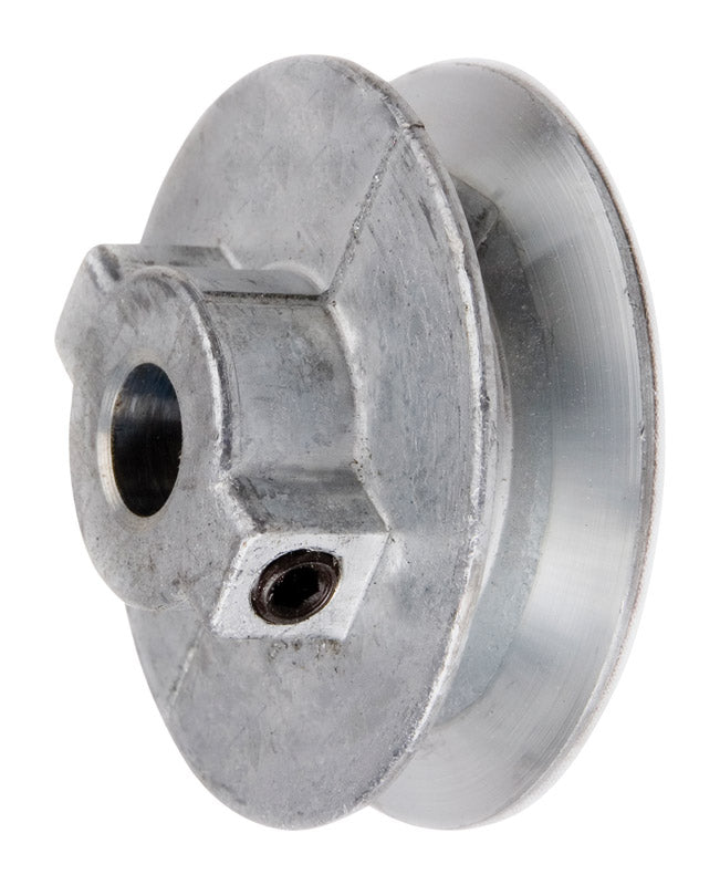 Chicago Die Cast 5 in. D X 3/4 in. D Zinc Single V-Grooved Pulley