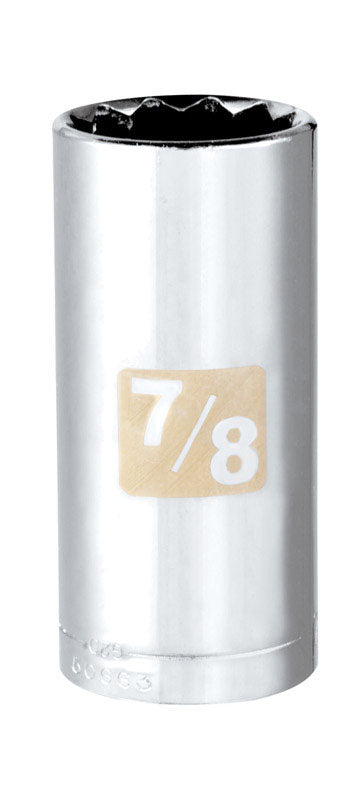 Craftsman 7/8 in. X 3/8 in. drive SAE 12 Point Deep Socket 1 pc