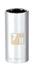 Craftsman 7/8 in. X 3/8 in. drive SAE 12 Point Deep Socket 1 pc