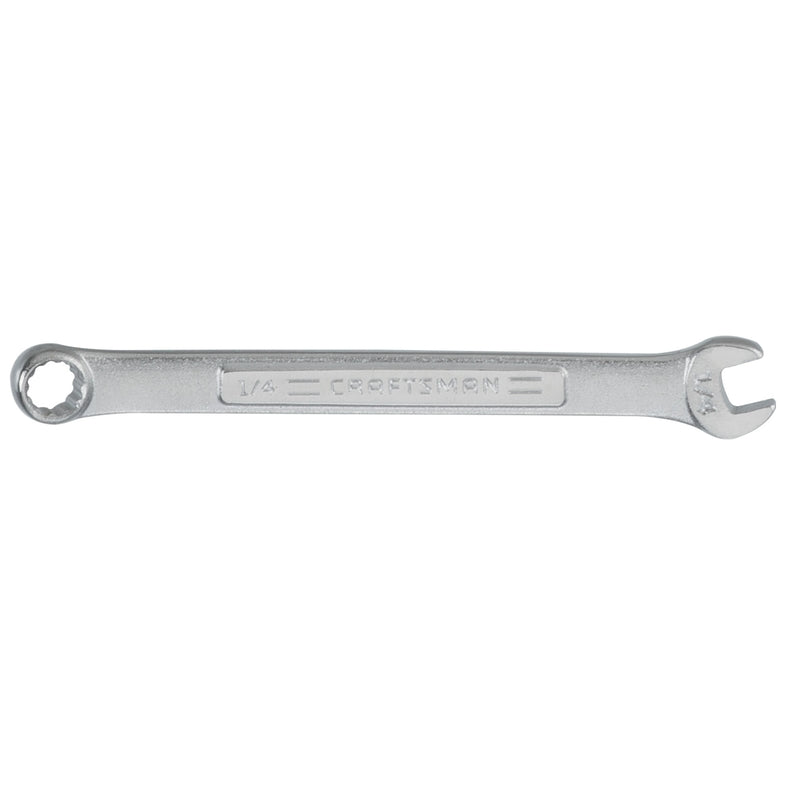 Craftsman Combination Wrench SAE Alloy Steel 1/4 in.  1 pc.