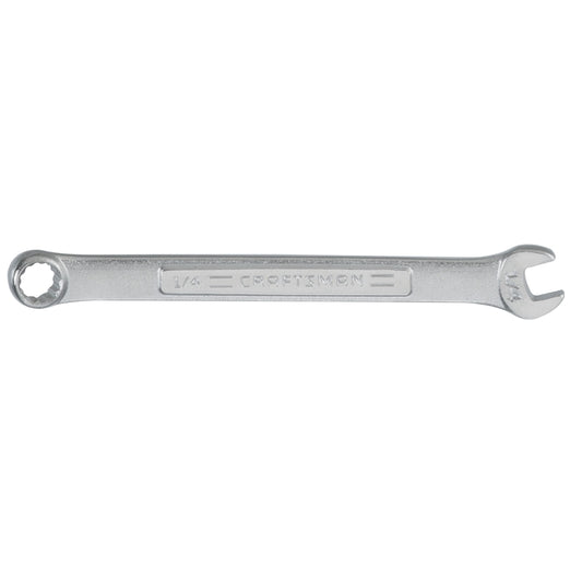 Craftsman Combination Wrench SAE Alloy Steel 1/4 in.  1 pc.
