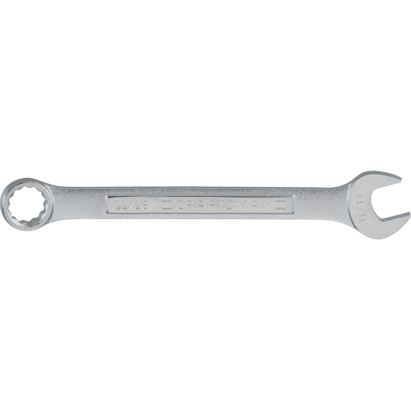 Craftsman 11/16 in. X 11/16 in. 12 Point SAE Combination Wrench 8.78 in. L 1 pc