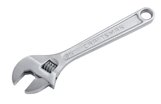 Craftsman Adjustable Wrench 8 in. L 1 pc