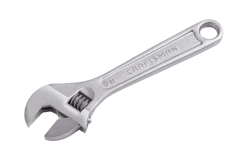 Craftsman Metric and SAE Adjustable Wrench 6 in. L 1 pc