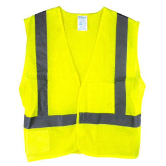 C.H. Hanson ANSI CI II Safety Vest Green One Size Fits All