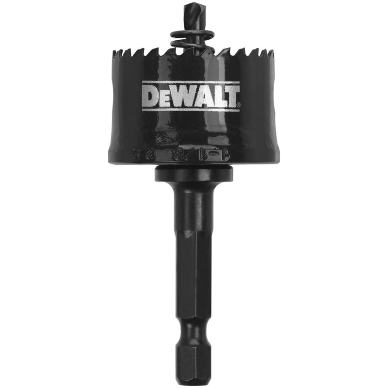 DeWalt Impact Ready 1-1/8 in. Bi-Metal 5/8 in. L X 1/4 in. D Hole Saw