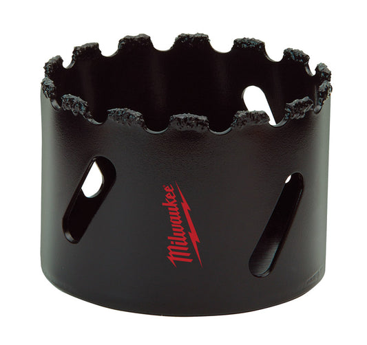 Milwaukee 1-1/4 in. Tungsten Carbide Grit 1.8 in. L X 1/4 in. D Hole Saw