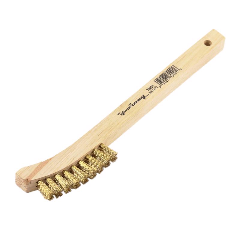 Forney 8-5/8 in. L X 1.5 in. W Scratch Brush Brass 1 pc