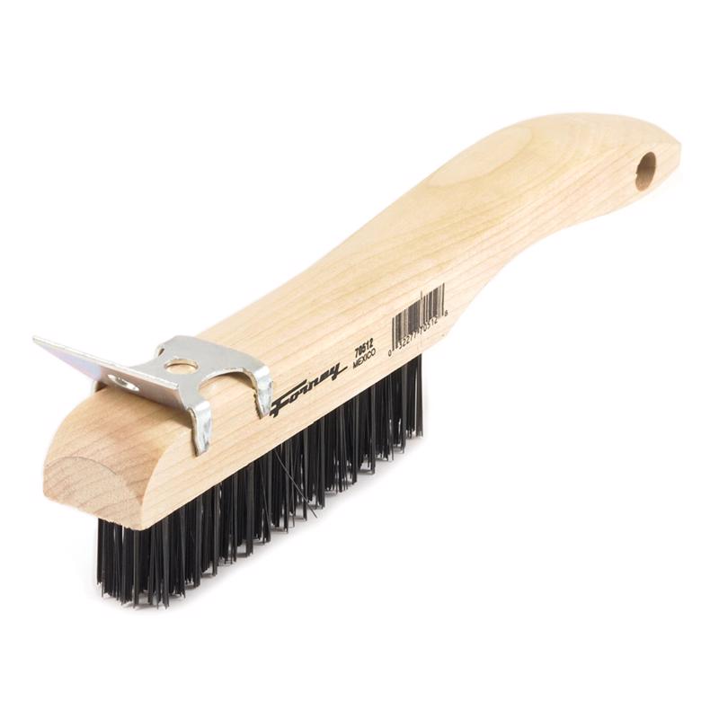 Forney 10-1/4 in. L X 2.75 in. W Scratch Brush Steel 1 pc