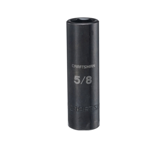 Craftsman 5/8 in. X 1/2 in. drive SAE 6 Point Deep Deep Impact Socket 1 pc