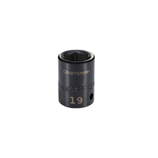 Craftsman 19 mm X 1/2 in. drive Metric 6 Point Shallow Impact Socket 1 pc