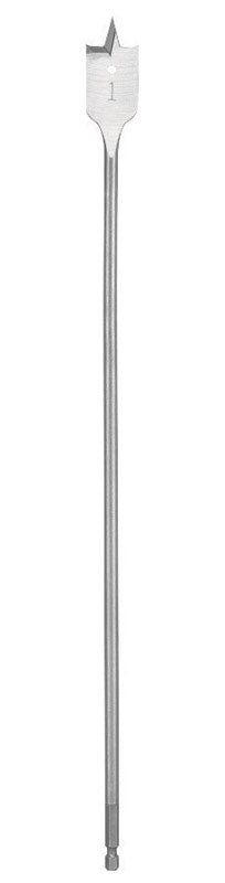 Milwaukee 5/8 in. X 16 in. L High Carbon Steel Flat Boring Drill Bit Quick-Change Hex Shank 1 pc