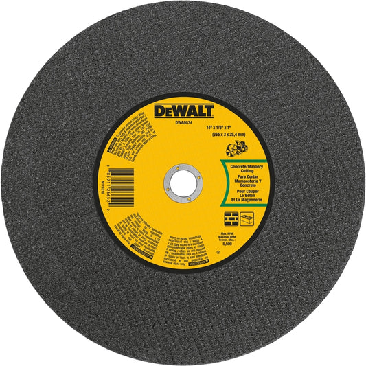 DeWalt High Performance 14 in. D X 1 in. Aluminum Oxide Masonry Cut-Off Wheel 1 pk