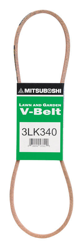 Mitsuboshi Super KB Standard V-Belt 0.38 in. W X 34 in. L For Snow Blowers