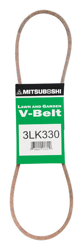 Mitsuboshi Super KB Standard V-Belt 0.38 in. W X 33 in. L For Snow Blowers