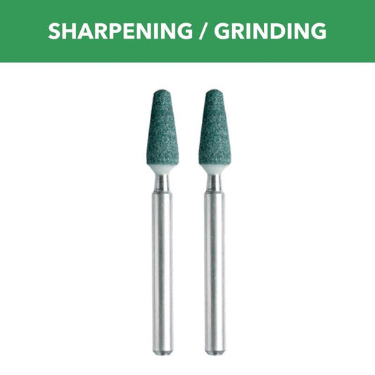 Dremel 3/16 in. D X 0.5 in. L Silicon Carbide Grinding Stone Cone 35000 rpm 2 pc