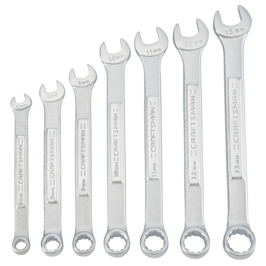 Craftsman 12 Point Metric Wrench Set 7 pc