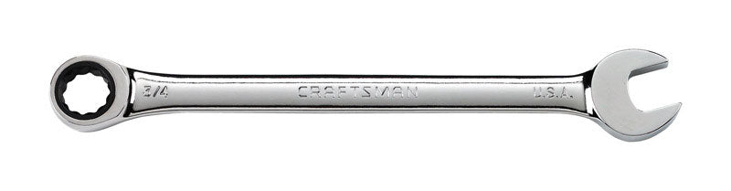 Craftsman 3/4 in. 12 Point SAE Ratcheting Wrench 9.7 in. L 1 pc