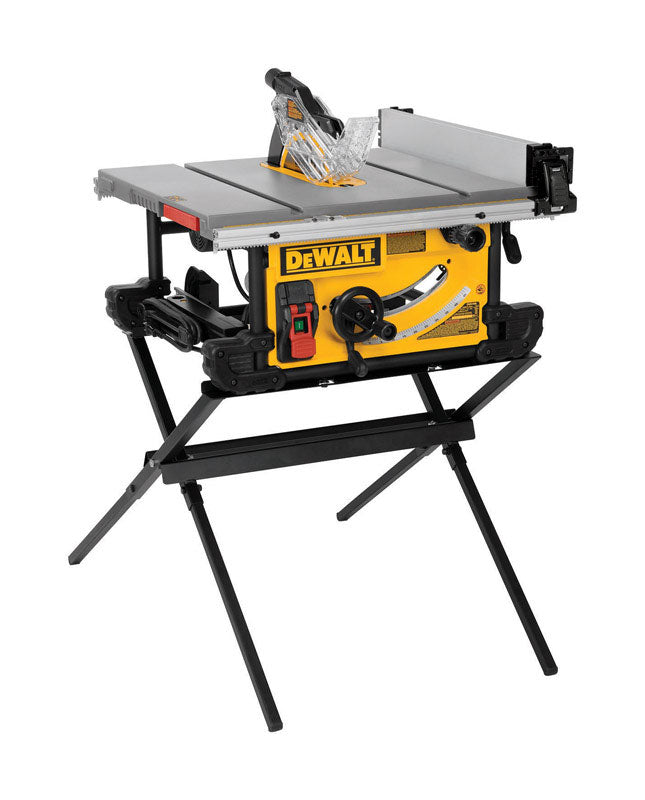 DeWalt 15 amps Corded 10 in. Table Saw with Stand