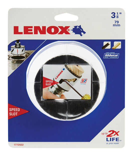 Lenox Speed Slot 3-1/8 in. Bi-Metal 1.625 in. L Hole Saw