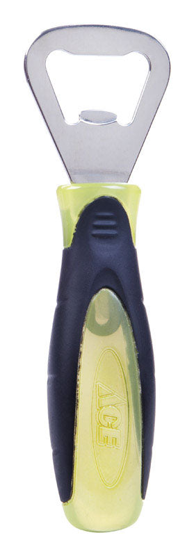 Ace Black/Yellow ABS/Stainless Steel Manual Bottle Opener